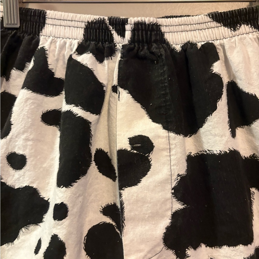 Vintage Rare 90’s Aerosmith Band Promo By Giant Cow Print Shorts - Picture 5 of 5